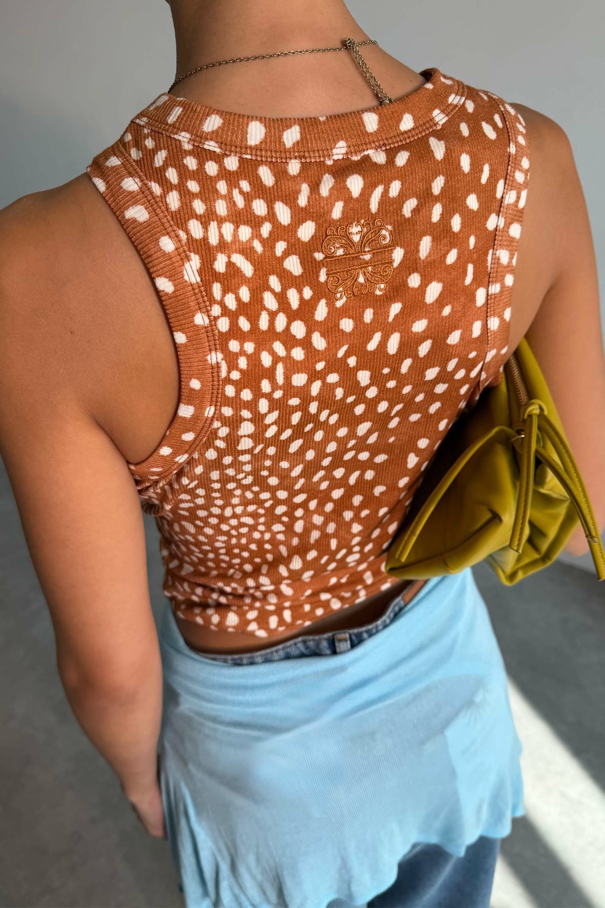 Deer Ribbed Tank | Never Fully Dressed Trending