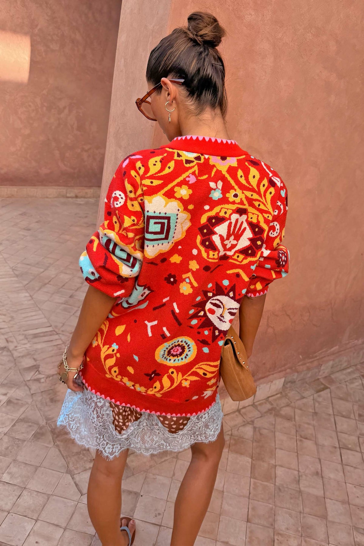 Tomato Tapestry Martha Cardigan | Never Fully Dressed Great Value