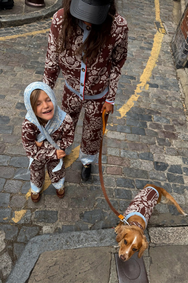 Chocolate Bandana Dog Jumper | Never Fully Dressed Trending