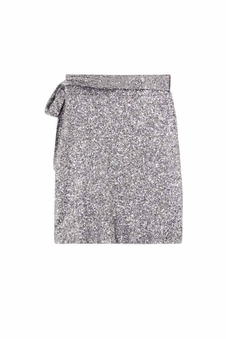 Gunmetal Sequin Mini Jaspre Skirt | Never Fully Dressed Hot Sale
