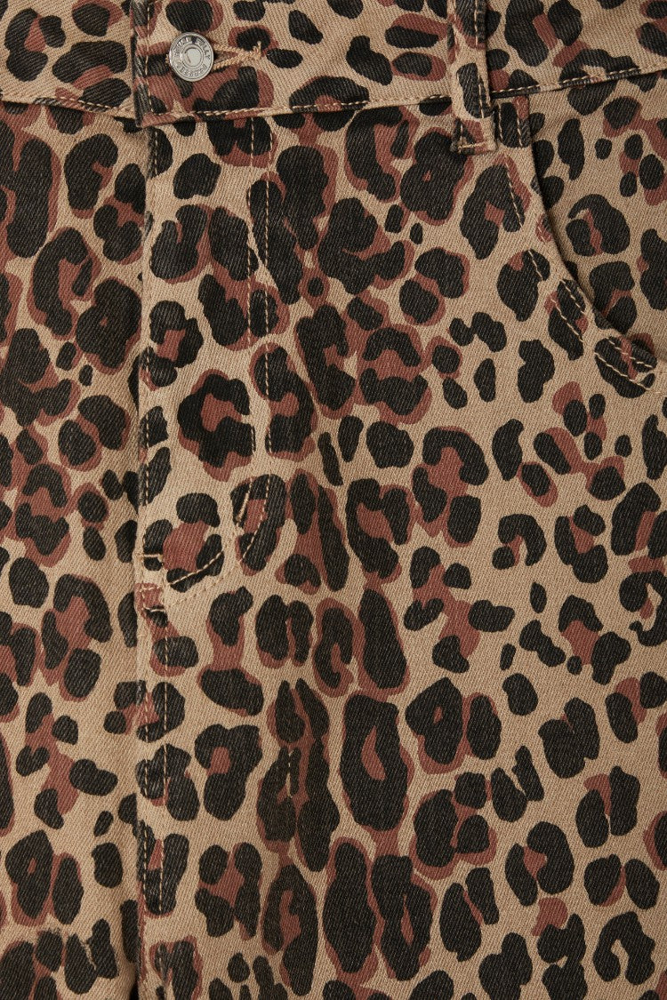 Leopard Lucia Scallop Detail Jeans | Never Fully Dressed Quality