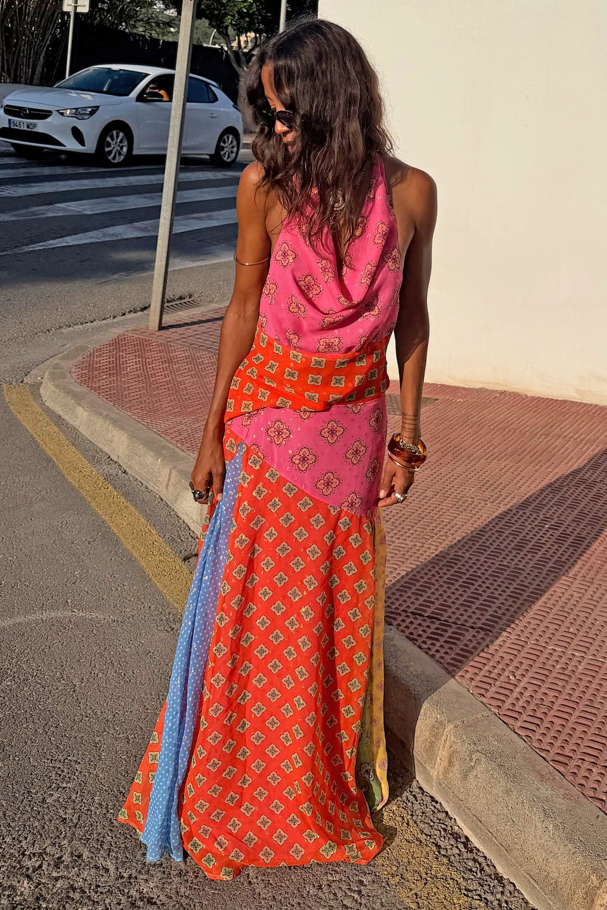 Pink Mix Tile Skirt Petite | Never Fully Dressed Sale
