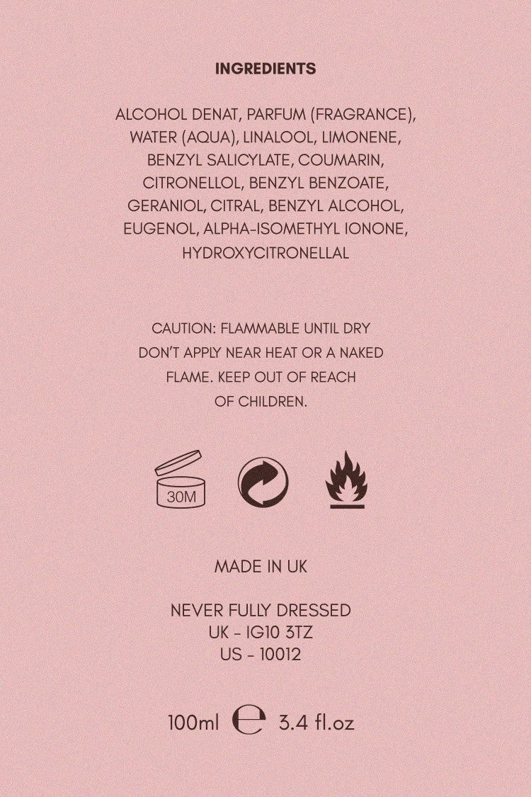 NFD Eau De Parfum 002 10ml | Never Fully Dressed Essential