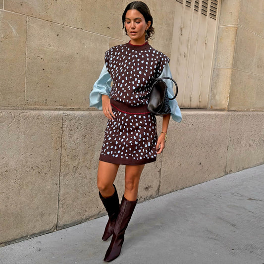 Chocolate Deer Jake Skirt | Never Fully Dressed Featured