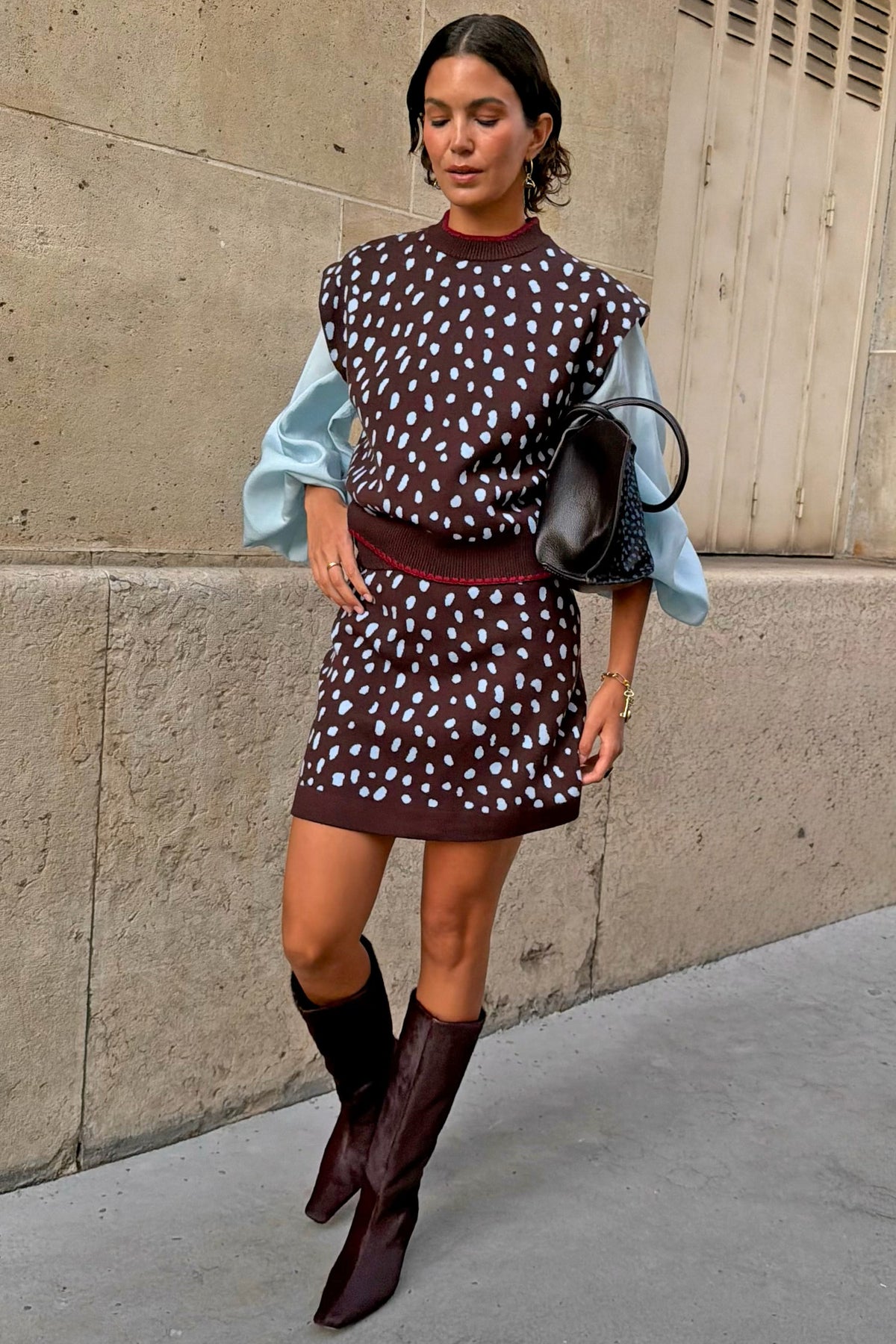 Chocolate Deer Jake Skirt | Never Fully Dressed Featured