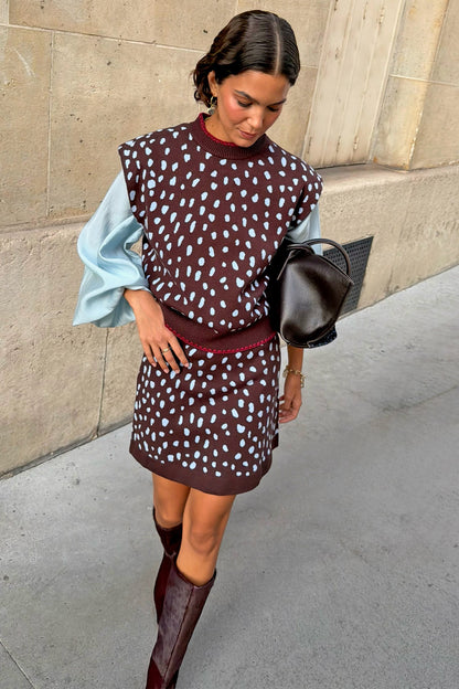 Chocolate Deer Jake Skirt | Never Fully Dressed Featured