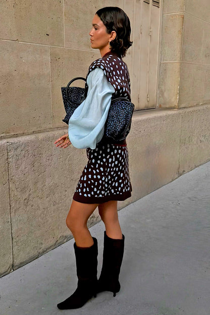 Chocolate Deer Jake Skirt | Never Fully Dressed Featured