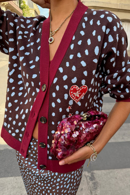 Chocolate Deer Cardigan | Never Fully Dressed Discount