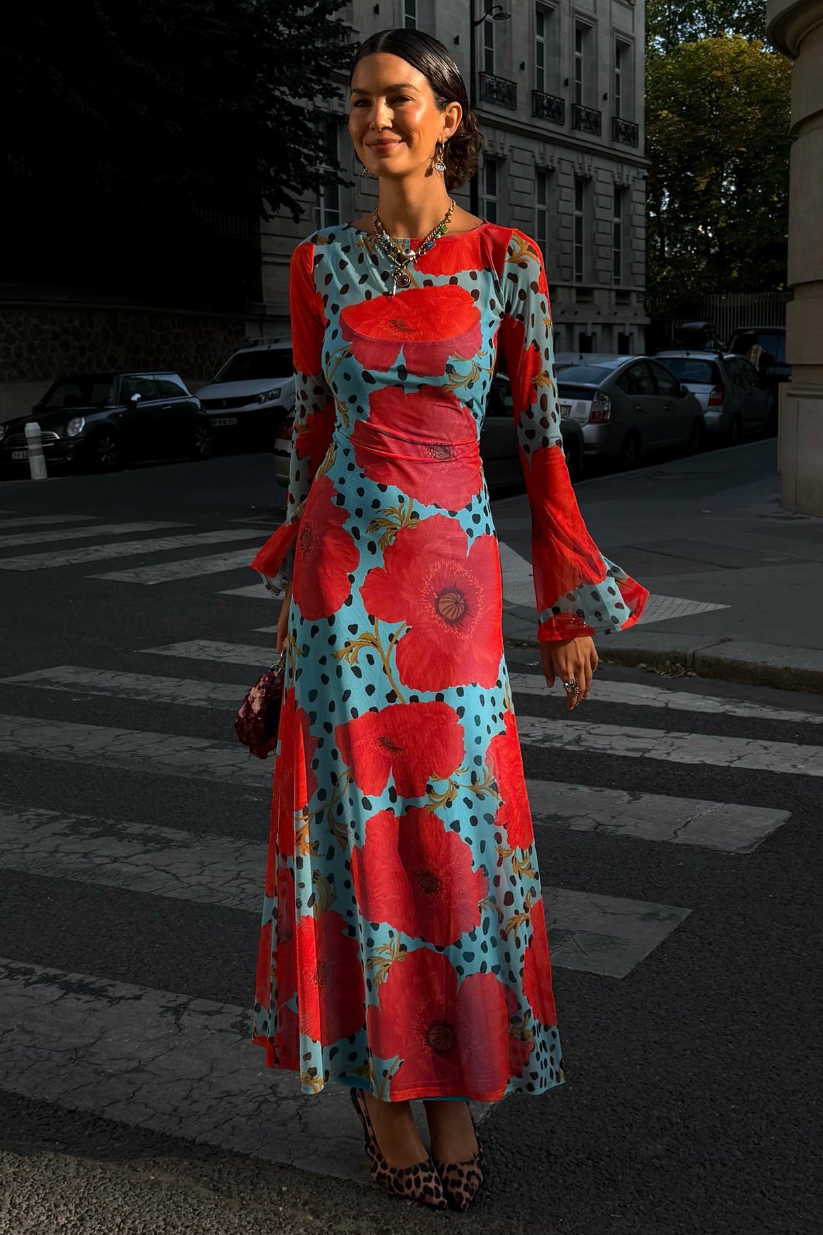 Blue Deer Poppy Aria Mesh Dress | Never Fully Dressed Sale