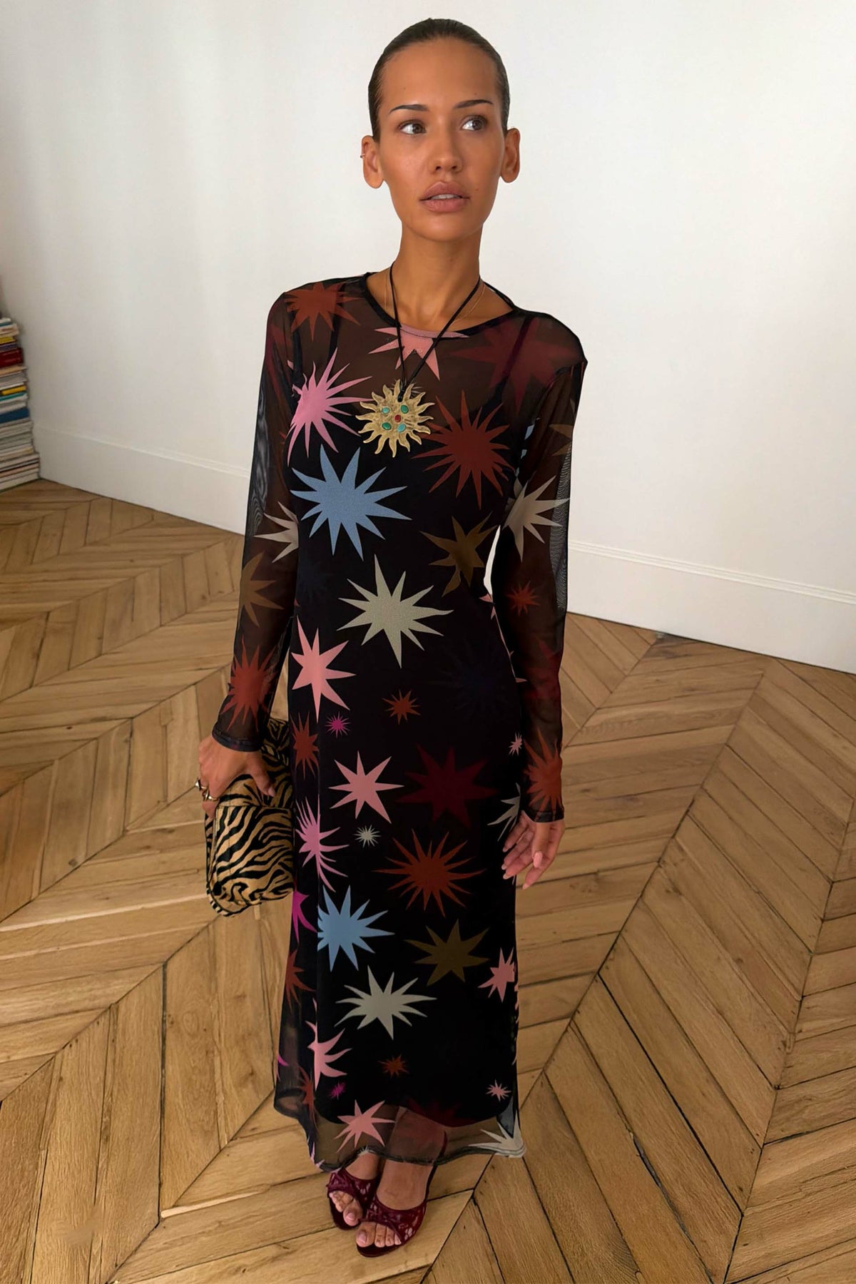 Black Star Soho Mesh Dress | Never Fully Dressed Best Seller