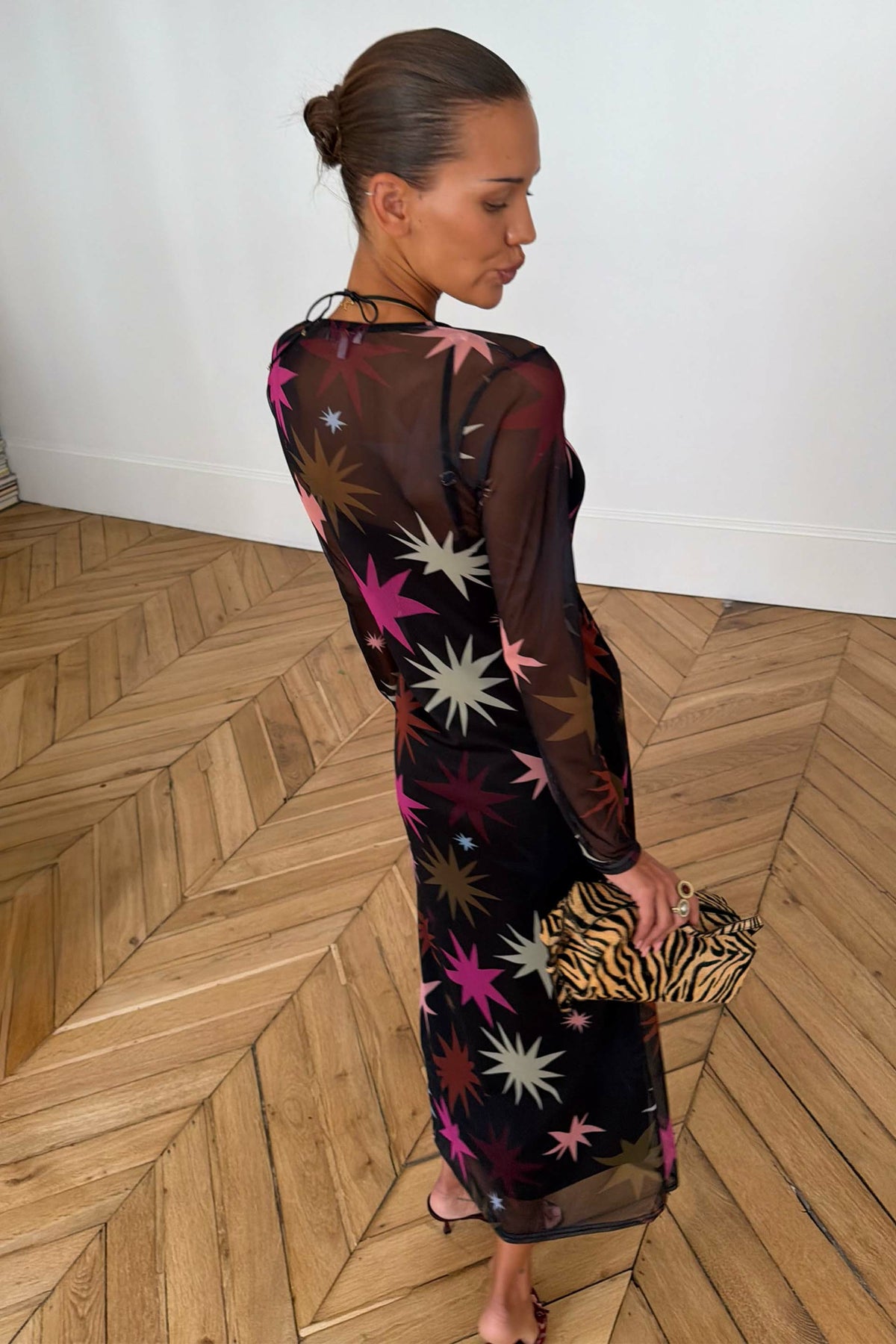Black Star Soho Mesh Dress | Never Fully Dressed Best Seller