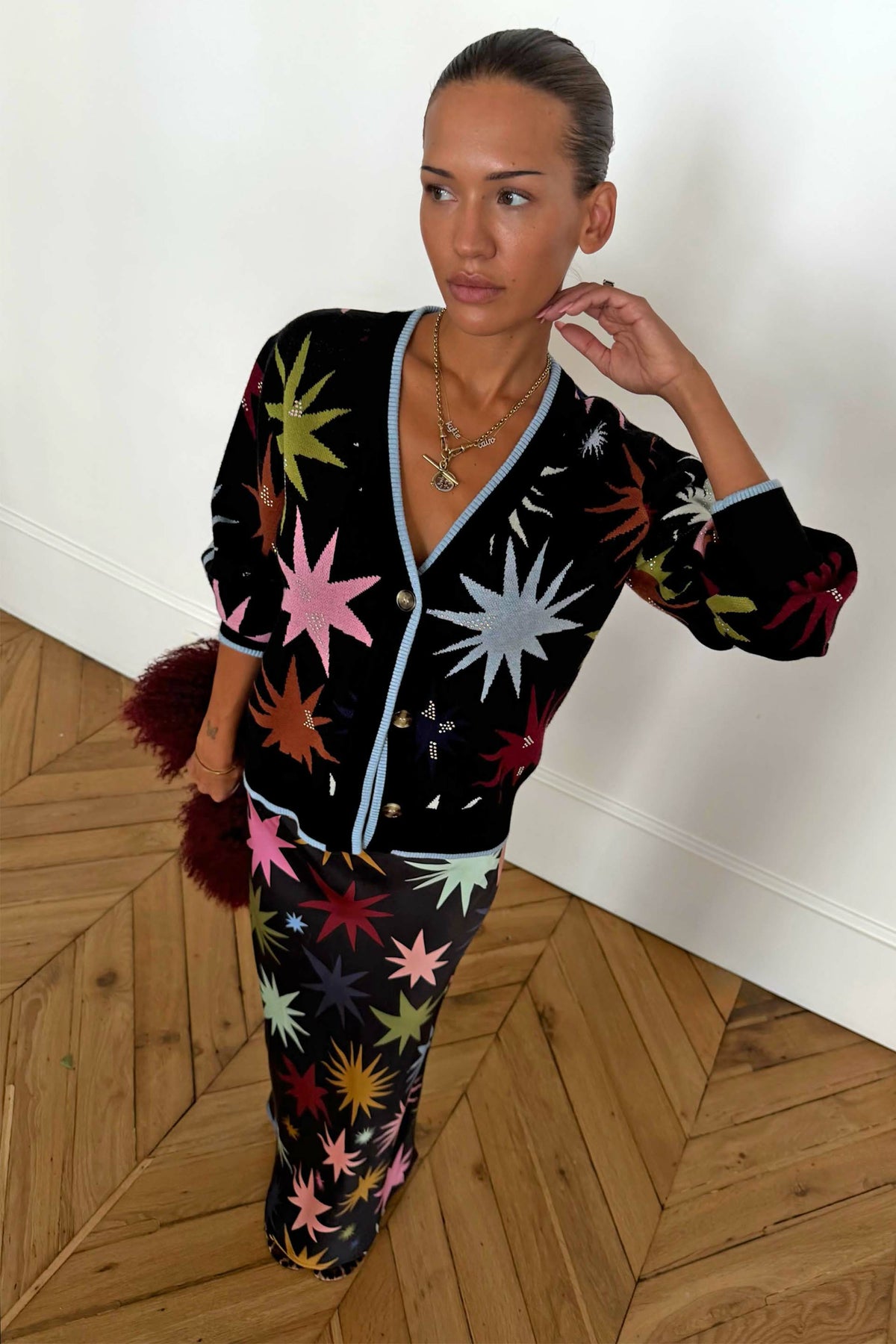 Black Star Cardigan | Never Fully Dressed Featured