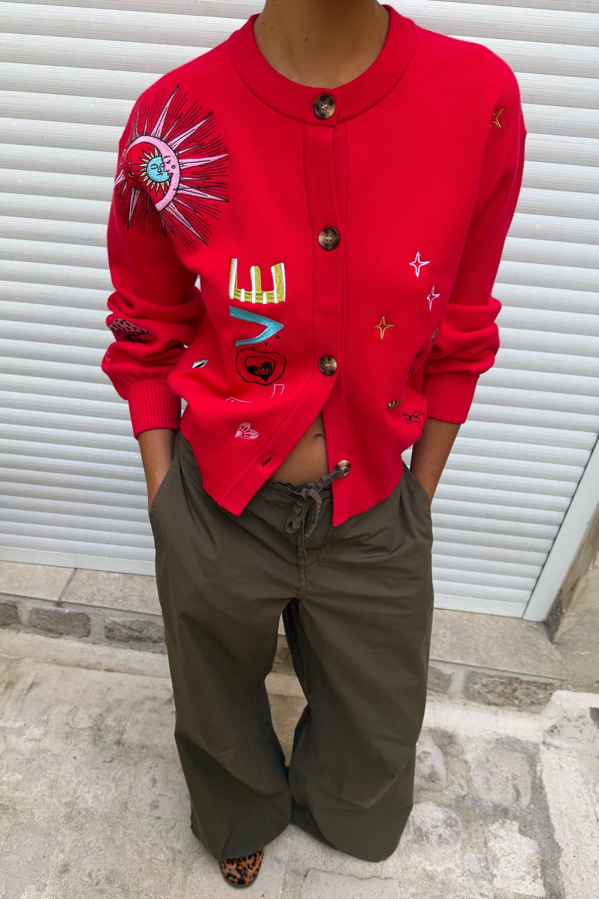 Red Amore Forrest Cardigan | Never Fully Dressed Everyday