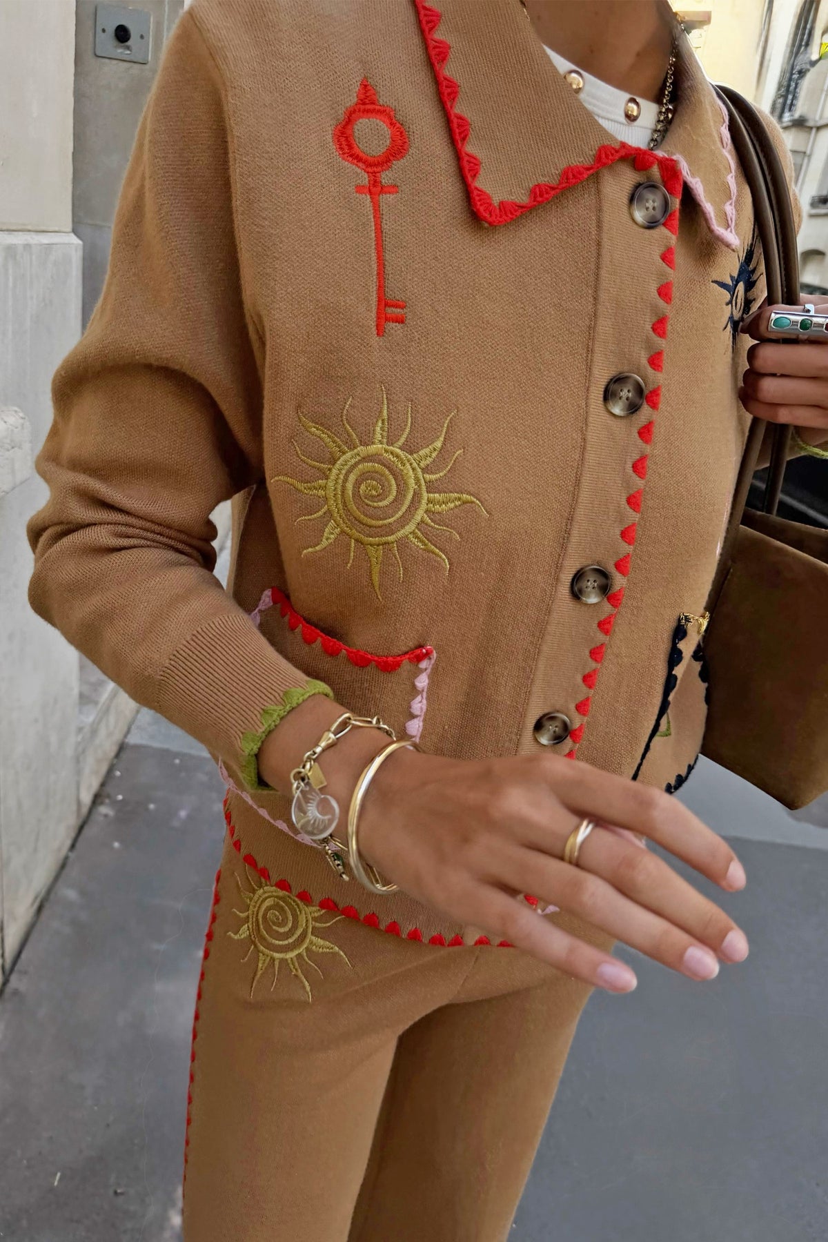 Tan Casablanca Cardigan | Never Fully Dressed Deals