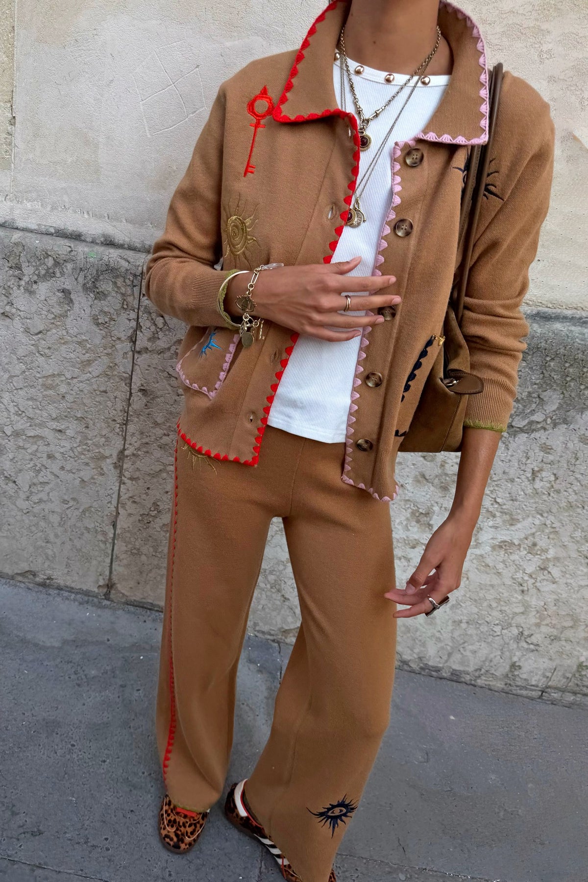 Tan Casablanca Cardigan | Never Fully Dressed Deals