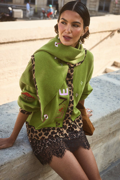 Olive Amore Forrest Cardigan | Never Fully Dressed Trusted