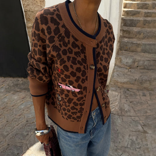 Leopard Cheryl Cardigan | Never Fully Dressed Recommended