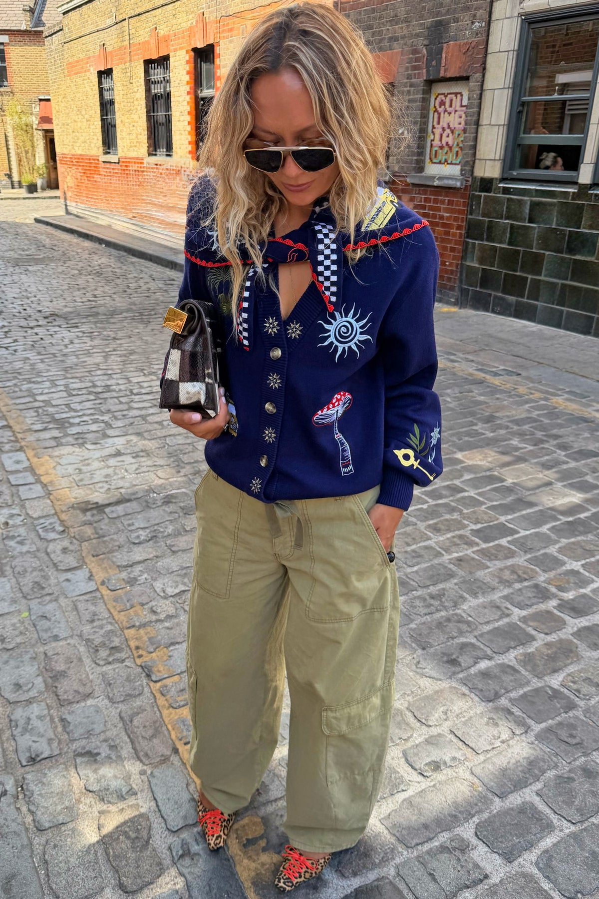 Navy Icons Cardigan | Never Fully Dressed Best Price