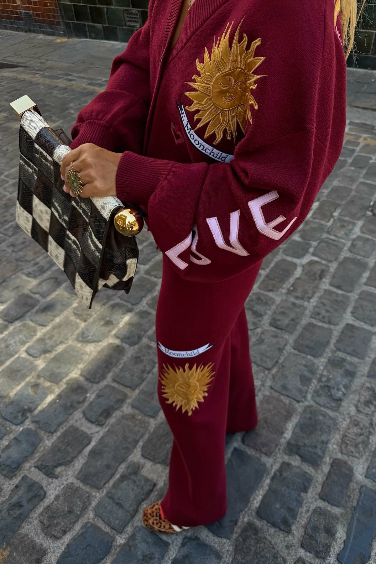 Burgundy Mystical Knit Cardigan | Never Fully Dressed Premium