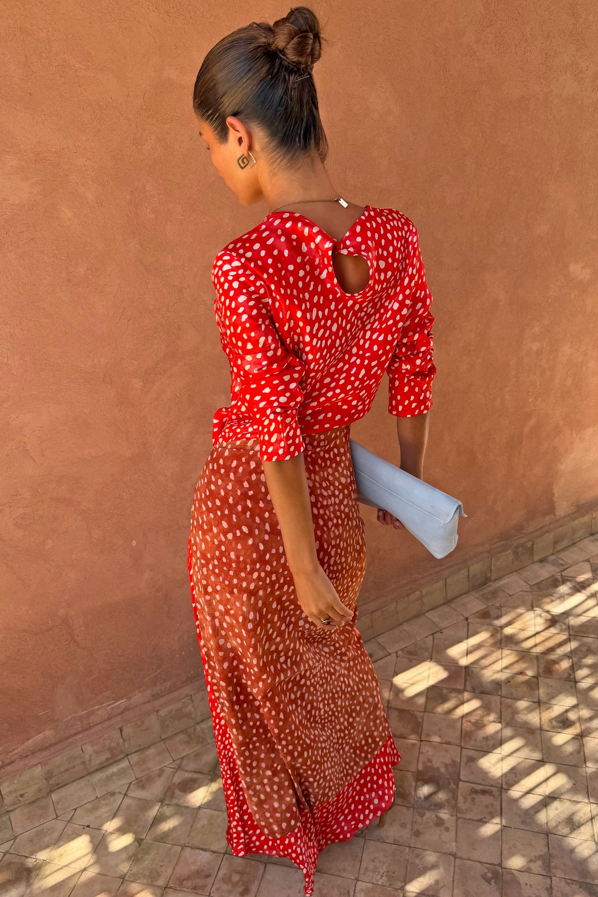 Spliced Deer Wrap Maxi Dress | Never Fully Dressed Discount