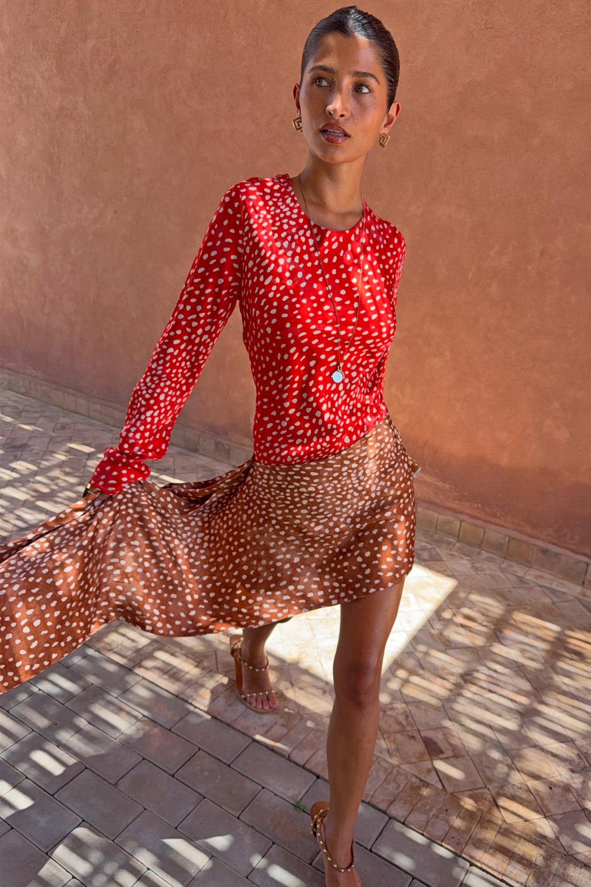 Spliced Deer Mini Nola Tie Dress | Never Fully Dressed Signature