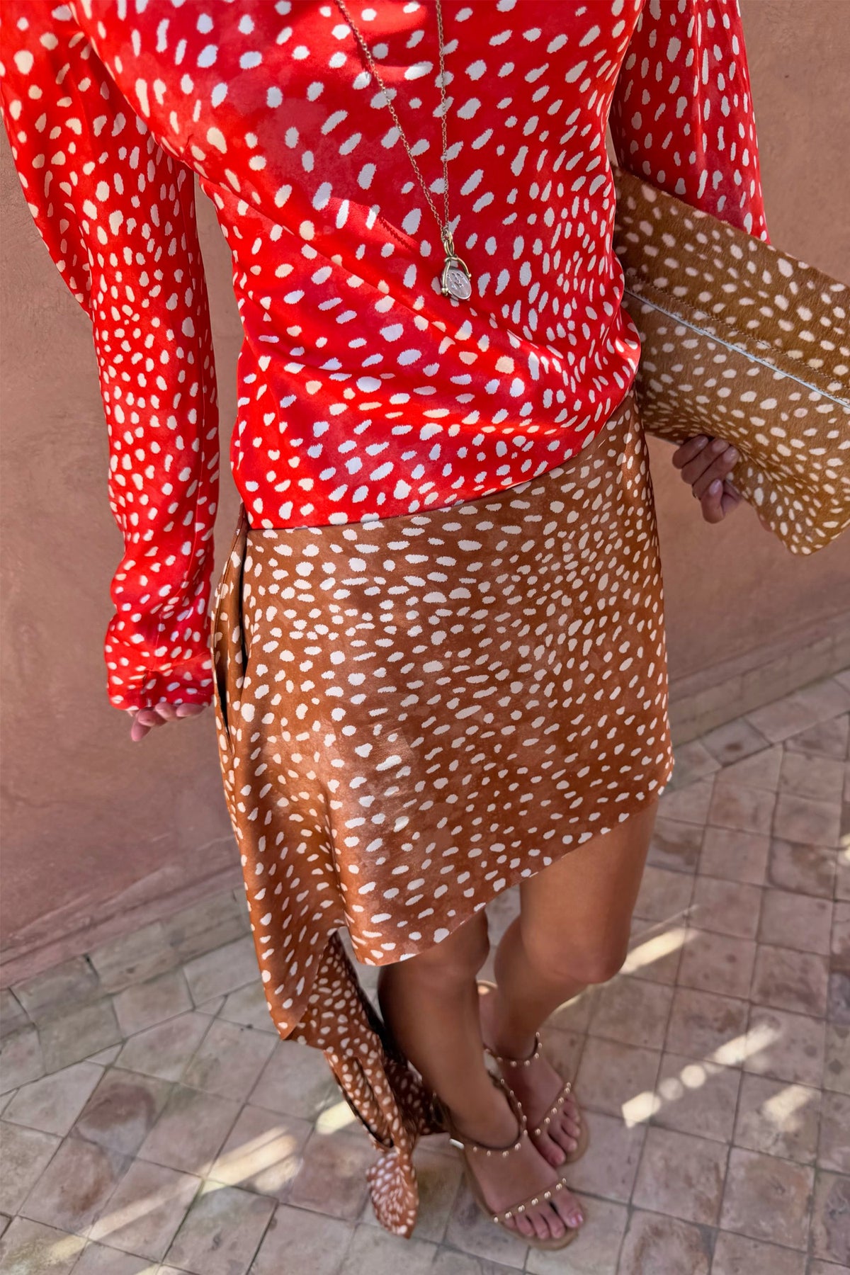 Spliced Deer Mini Nola Tie Dress | Never Fully Dressed Signature