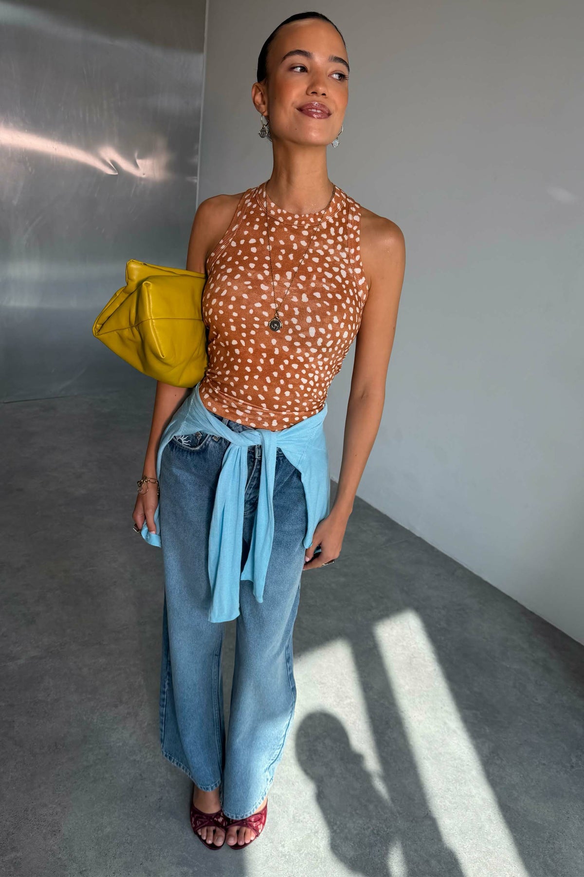 Deer Ribbed Tank | Never Fully Dressed Trending