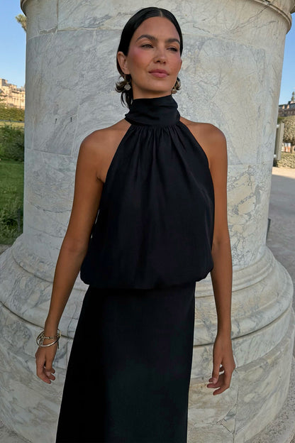 Black Billie Halter Top | Never Fully Dressed Discount