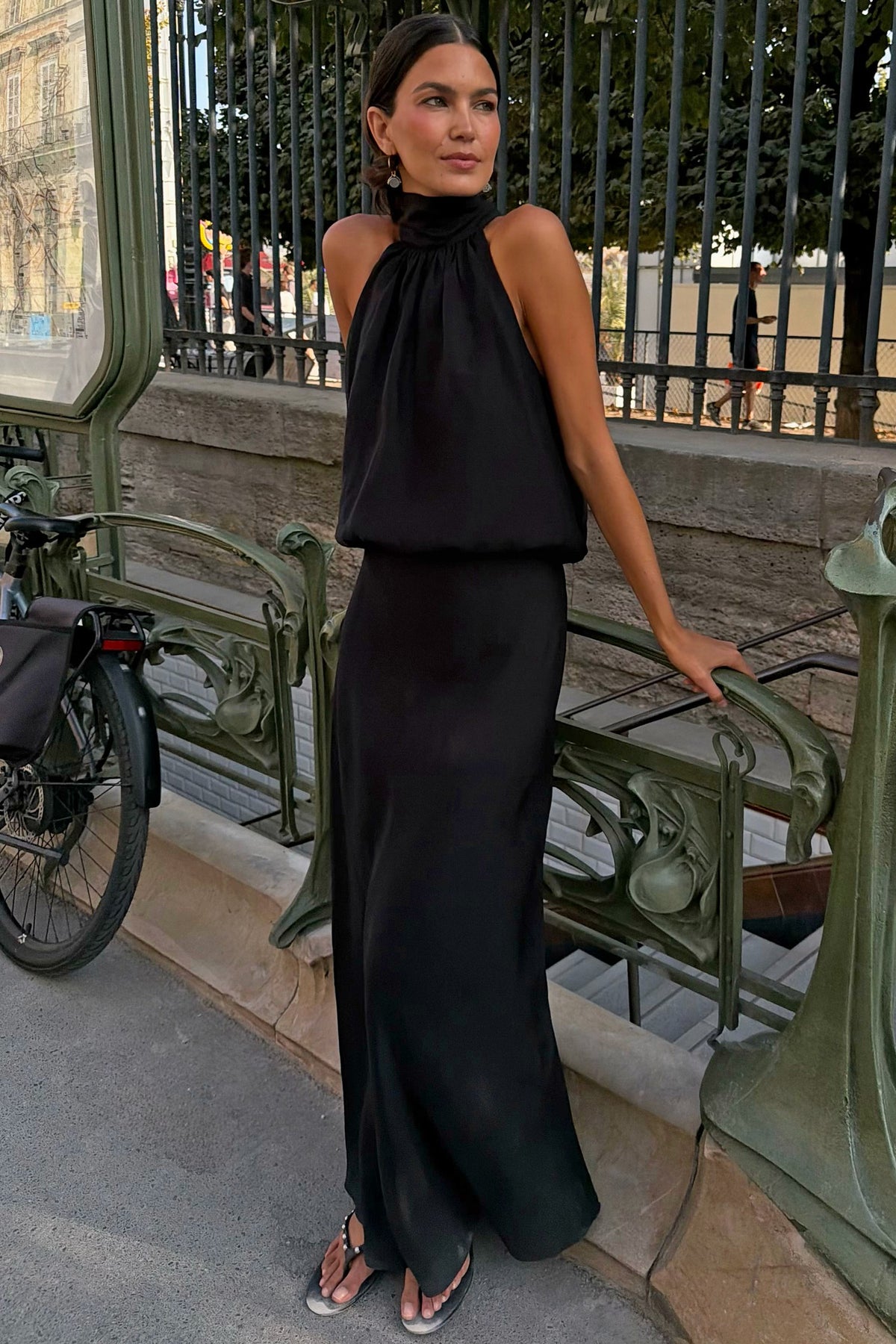 Black Billie Halter Top | Never Fully Dressed Discount