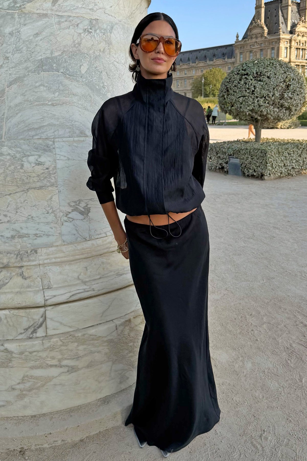 Black Daphne Midi Skirt | Never Fully Dressed Value