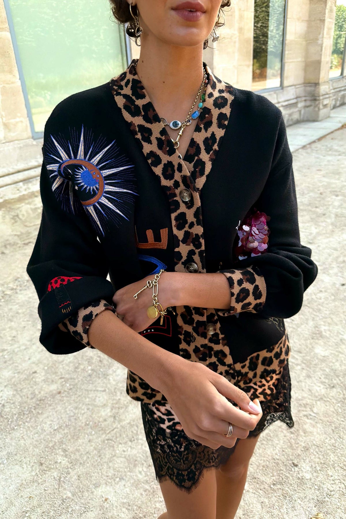 Black Amore Astrid Cardigan | Never Fully Dressed Smart Buy
