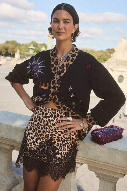 Leopard Mini Maeva Skirt - Never Fully Dressed | Never Fully Dressed Exclusive