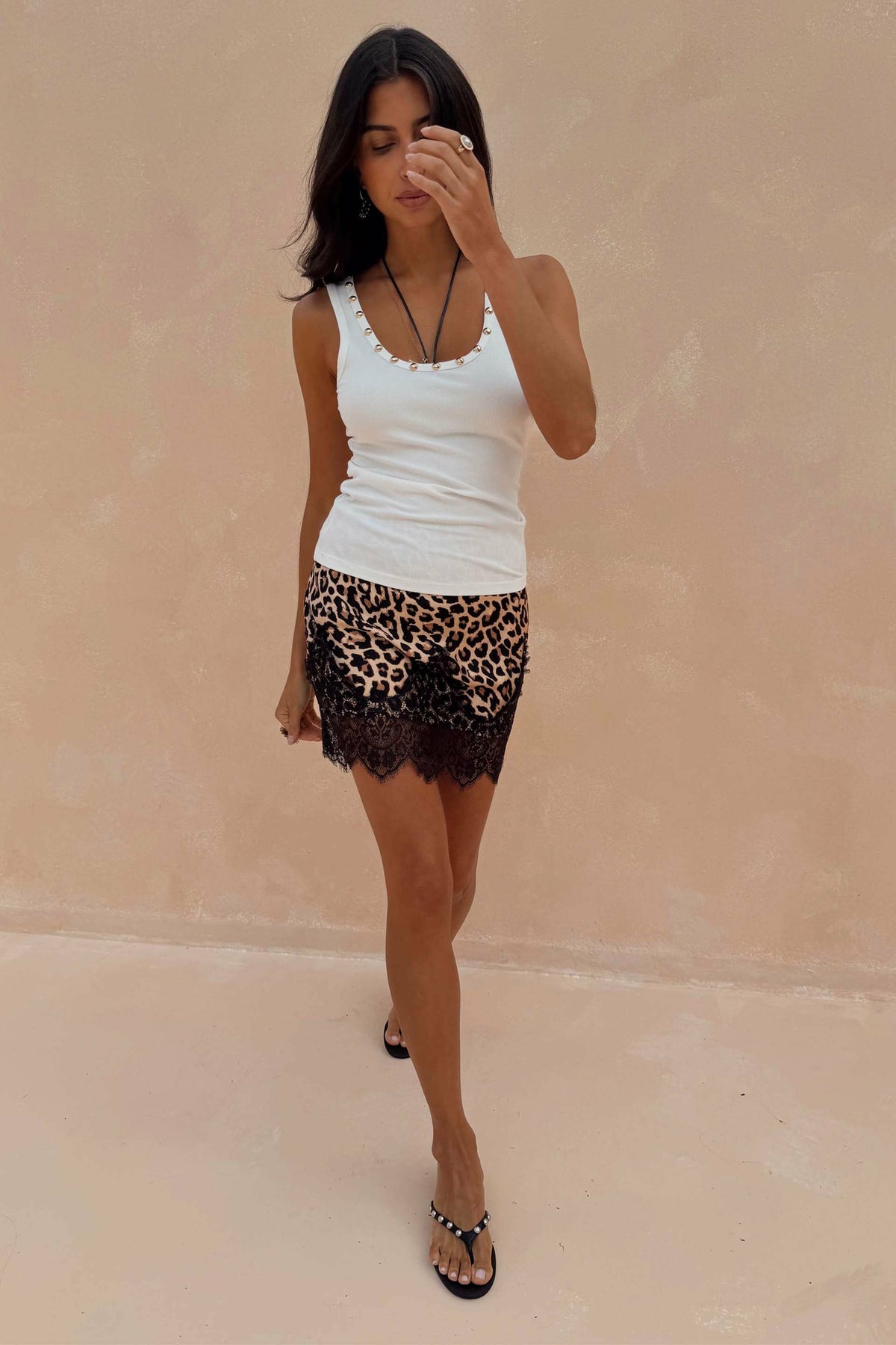 Leopard Mini Maeva Skirt - Never Fully Dressed | Never Fully Dressed Exclusive