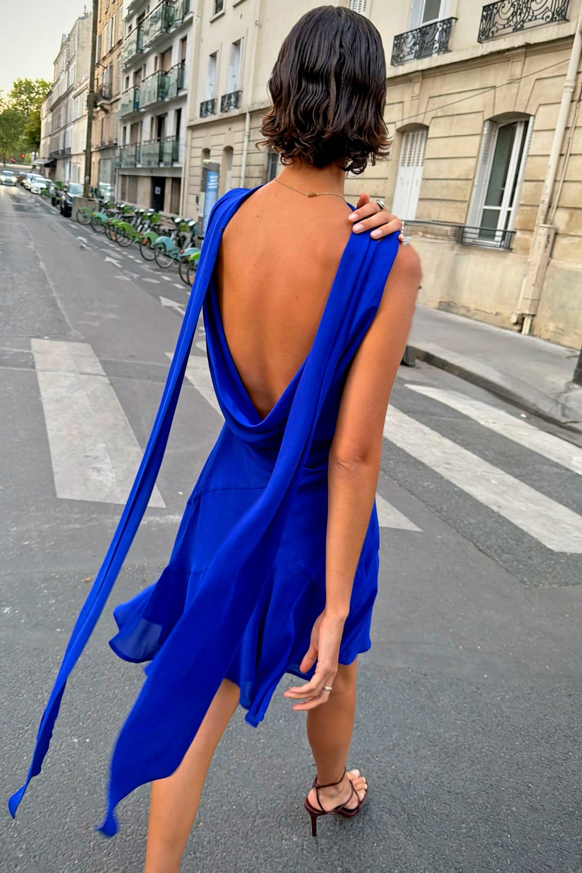 Cobalt Mini Sophie Dress | Never Fully Dressed Classic