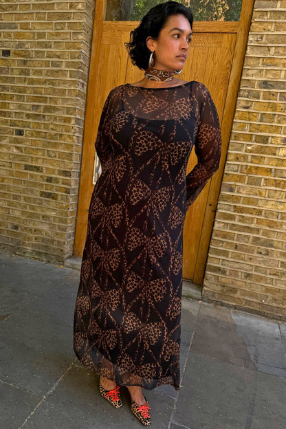 Black Bow Aria Mesh Dress | Never Fully Dressed Sale