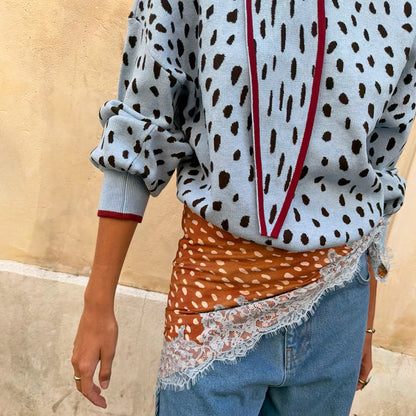 Deer Bandana with Lace | Never Fully Dressed Trusted