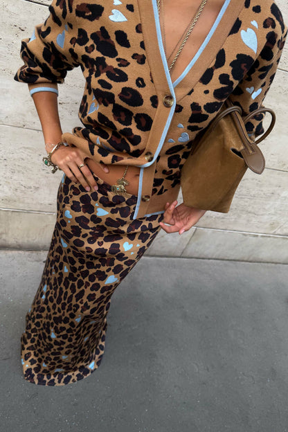 Heart Leopard Dorris Skirt | Never Fully Dressed Hot Sale