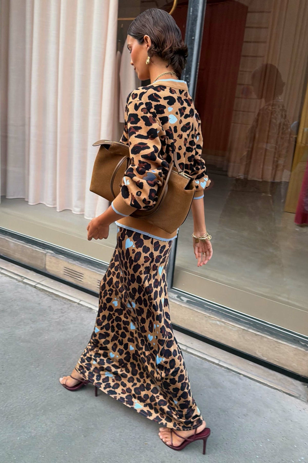 Heart Leopard Dorris Skirt | Never Fully Dressed Hot Sale