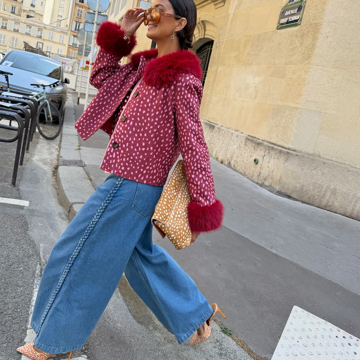 Braided Jeans - High Rise Wide Leg Denim | Never Fully Dressed New