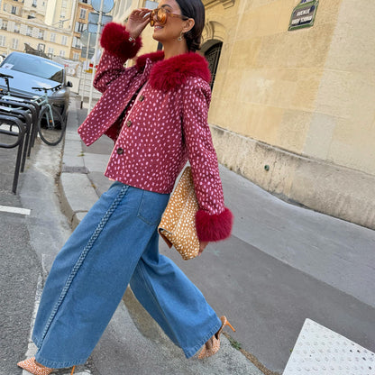 Braided Jeans - High Rise Wide Leg Denim | Never Fully Dressed New