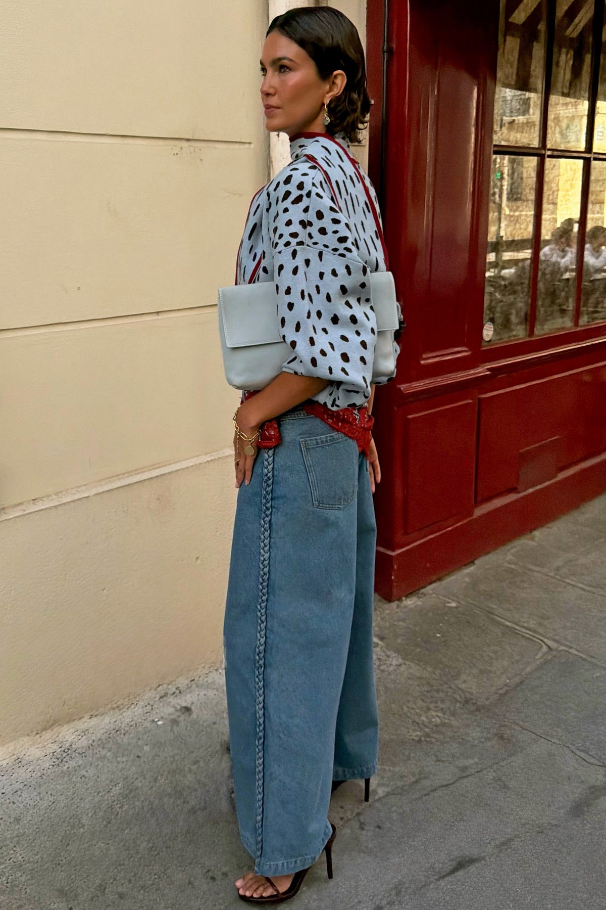 Braided Jeans - High Rise Wide Leg Denim | Never Fully Dressed New