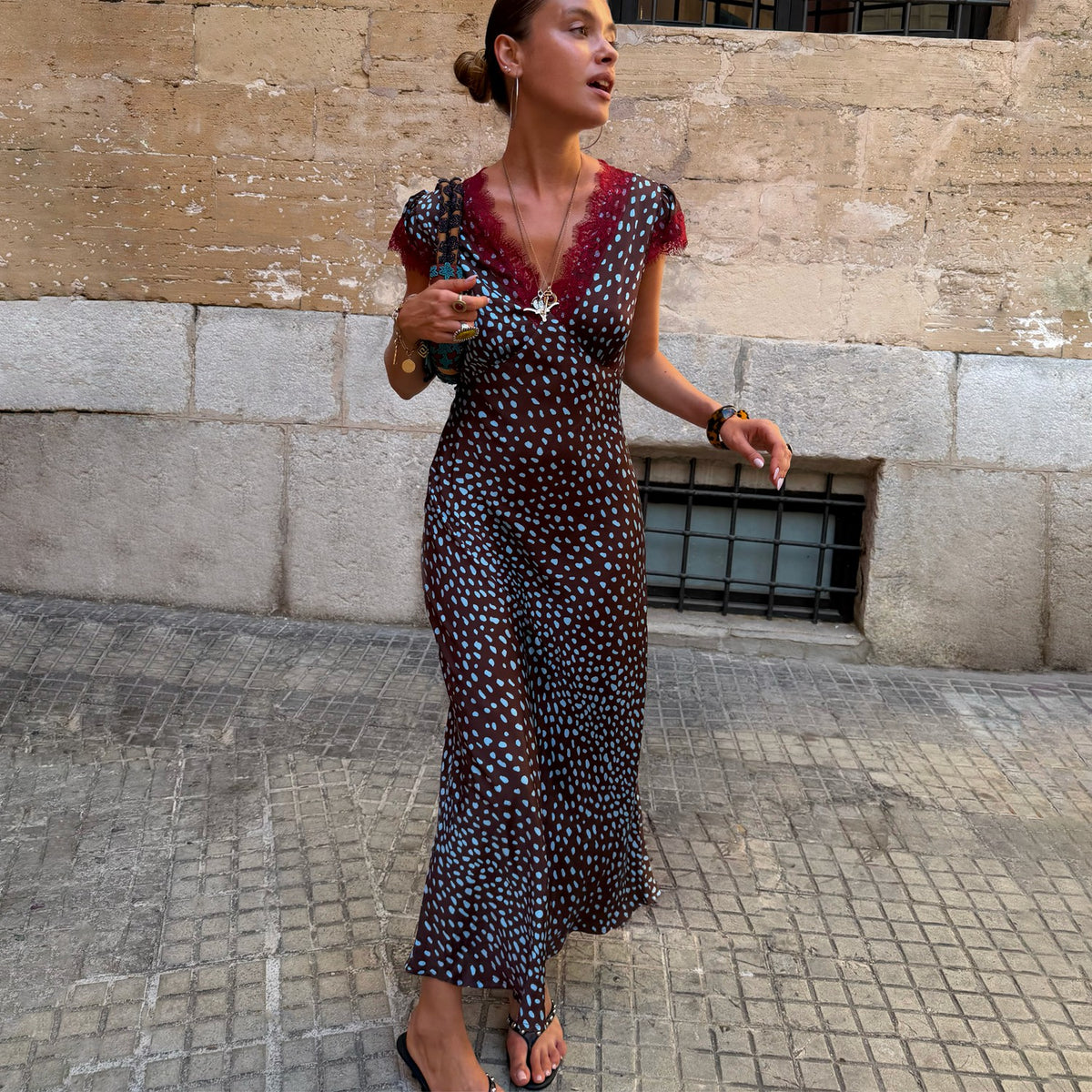 Chocolate Deer Olivia Dress | Never Fully Dressed Premium