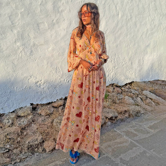 Pink Astra Tahlia Multi-wear Maxi Dress | Never Fully Dressed Recommended