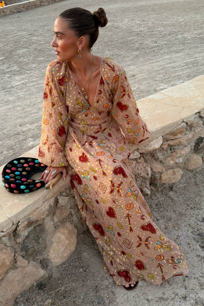 Pink Astra Tahlia Multi-wear Maxi Dress | Never Fully Dressed Recommended