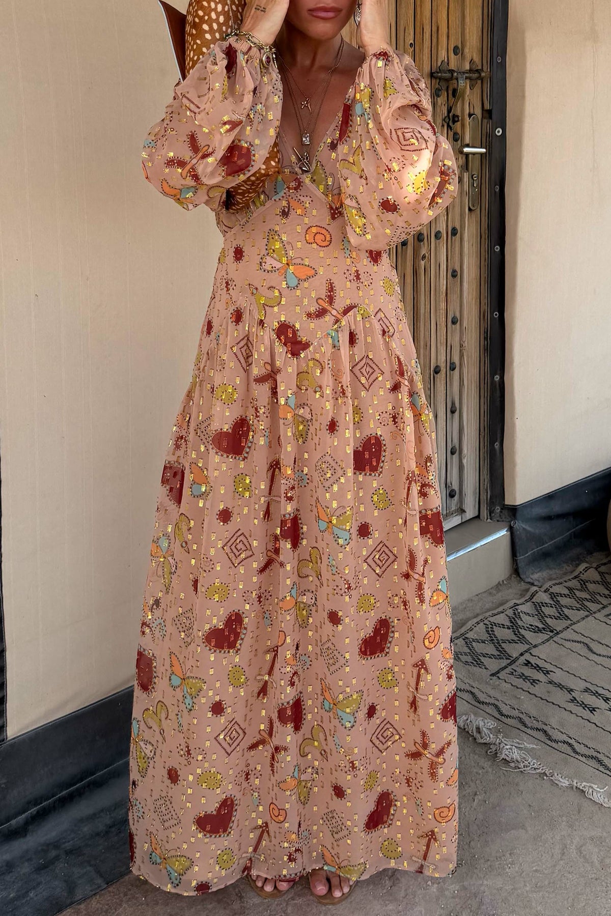 Pink Astra Tahlia Multi-wear Maxi Dress | Never Fully Dressed Recommended