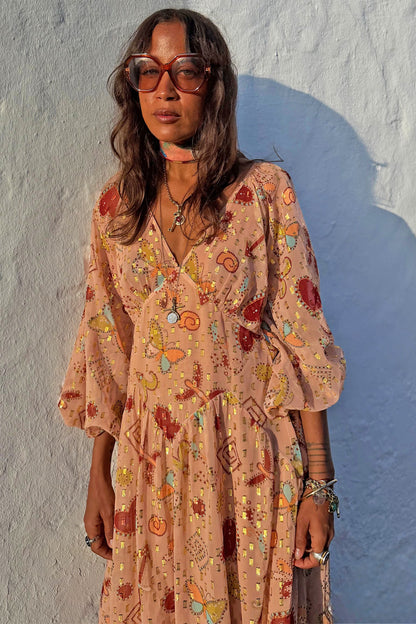 Pink Astra Tahlia Multi-wear Maxi Dress | Never Fully Dressed Recommended