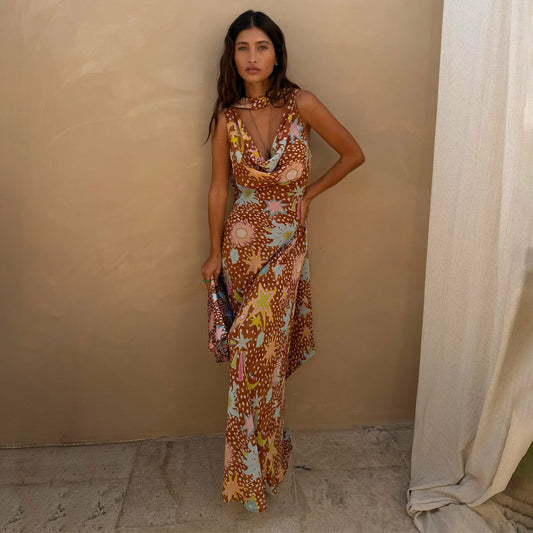 Star Deer Sophie Dress, Multi-wear Detachable Scarf - Never Fully Dressed | Never Fully Dressed Sale