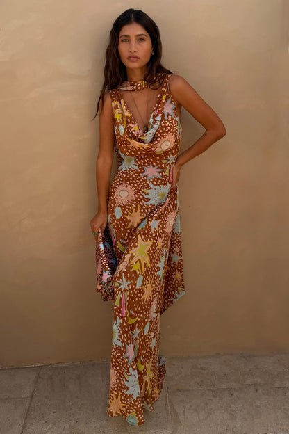 Star Deer Sophie Dress, Multi-wear Detachable Scarf - Never Fully Dressed | Never Fully Dressed Sale