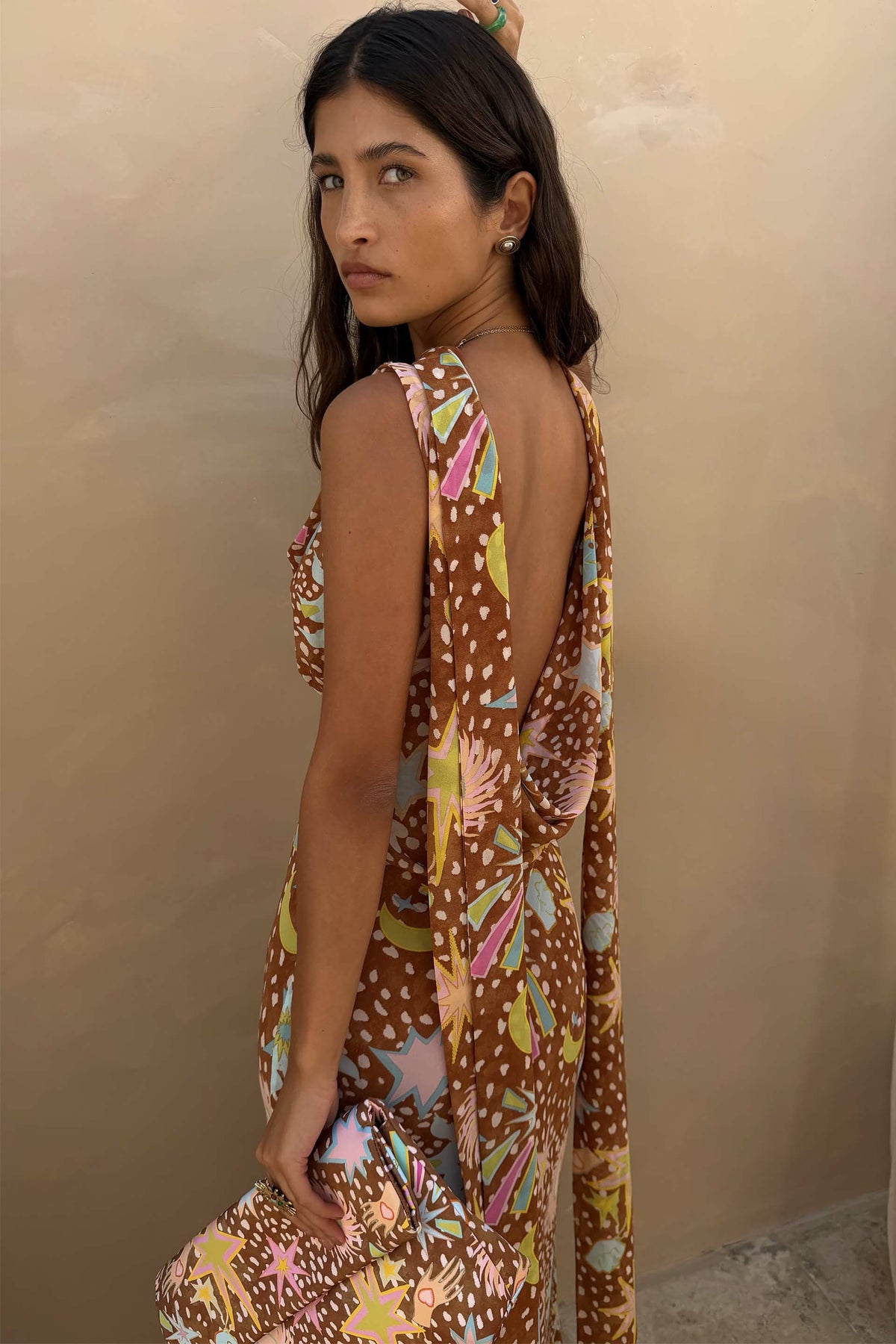 Star Deer Sophie Dress, Multi-wear Detachable Scarf - Never Fully Dressed | Never Fully Dressed Sale