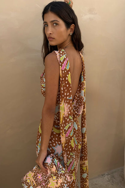 Star Deer Sophie Dress, Multi-wear Detachable Scarf - Never Fully Dressed | Never Fully Dressed Sale